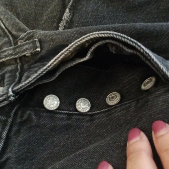 Abercrombie & Fitch The 90s Baggy Curve Love Mid Rise Womens 27 - Picture 8 of 9